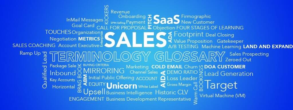 a word cloud with the words sales written in it